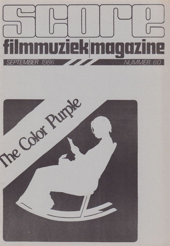 SCORE (NL) magazine side cover Issue 60  September 1986