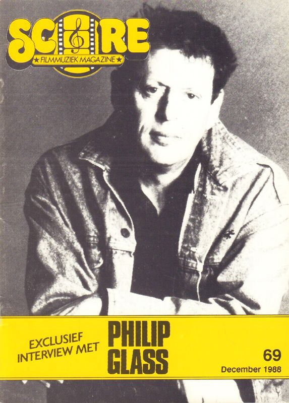 SCORE (NL) magazine side cover Issue 69  December 1988