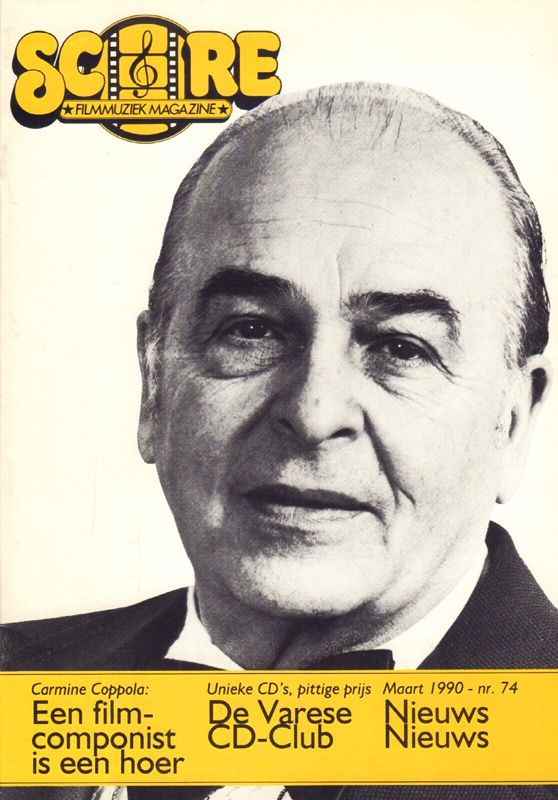 SCORE (NL) magazine side cover Issue 74  March 1990