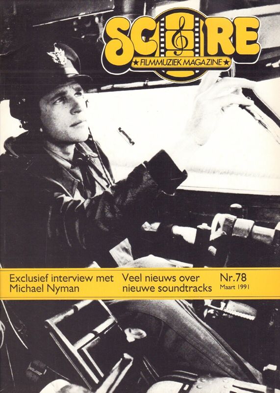 SCORE (NL) magazine side cover Issue 78  March 1991