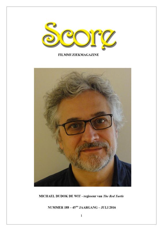 SCORE (NL) magazine side cover Issue 188  July 2016
