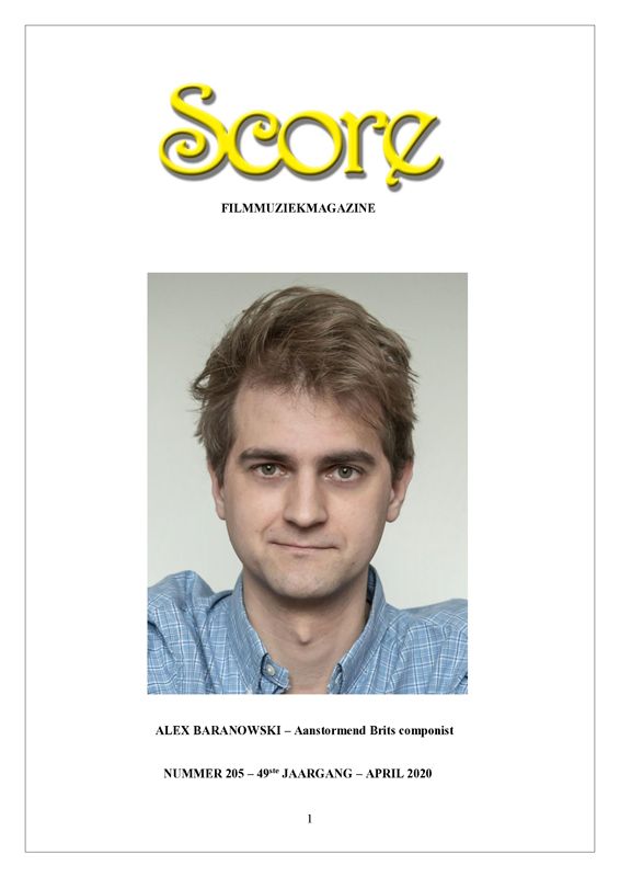 SCORE (NL) magazine side cover Issue 205  April 2020