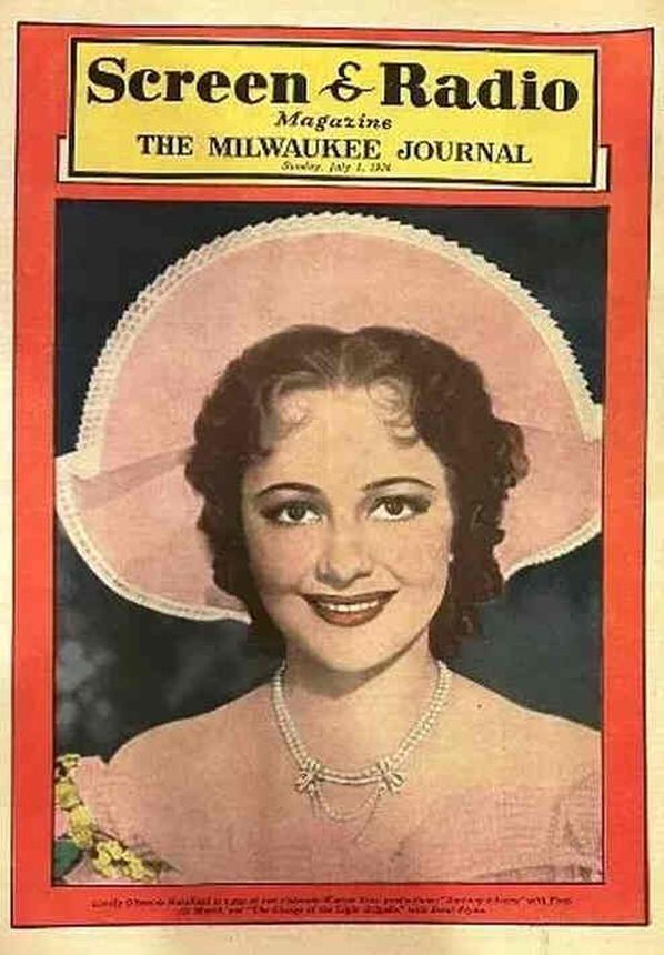 SCREEN AND RADIO WEEKLY magazine side cover 5 July 1935