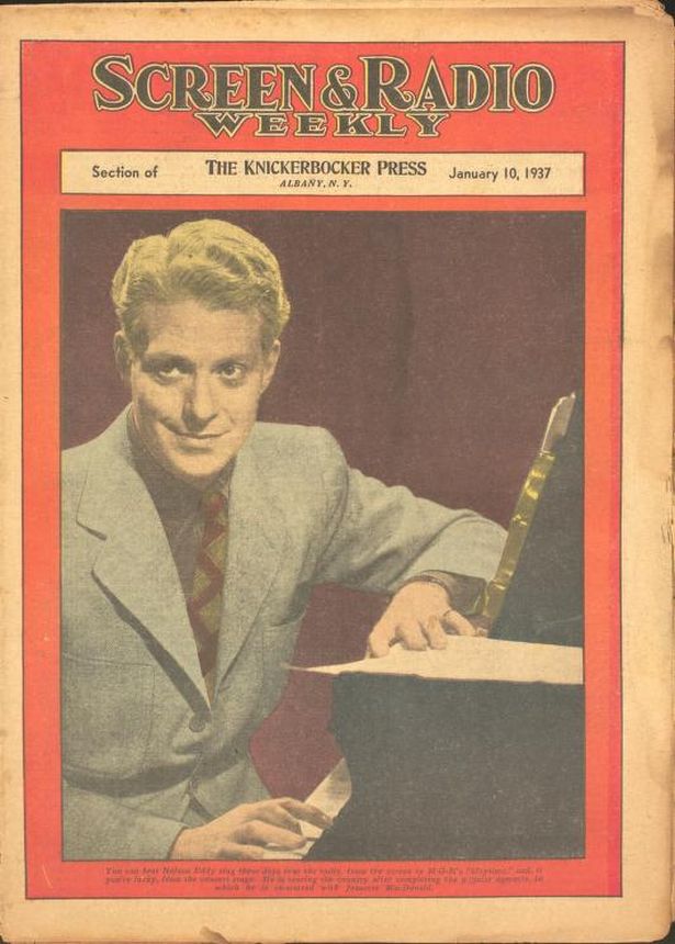 SCREEN AND RADIO WEEKLY magazine side cover 10 January 1937