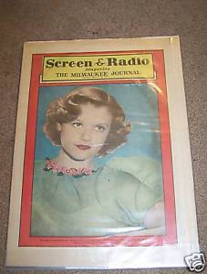 SCREEN AND RADIO WEEKLY magazine side cover 28 March 1937