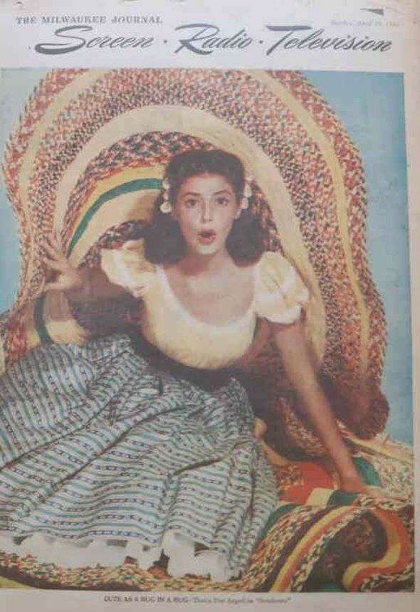 SCREEN AND RADIO WEEKLY magazine side cover 19 April 1953