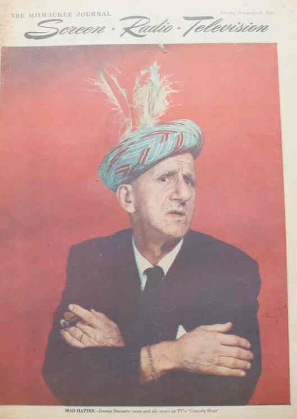 SCREEN AND RADIO WEEKLY magazine side cover 8 November 1953