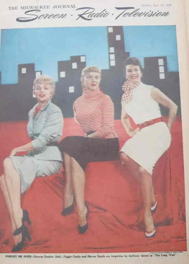 SCREEN AND RADIO WEEKLY magazine side cover 13 June 1954