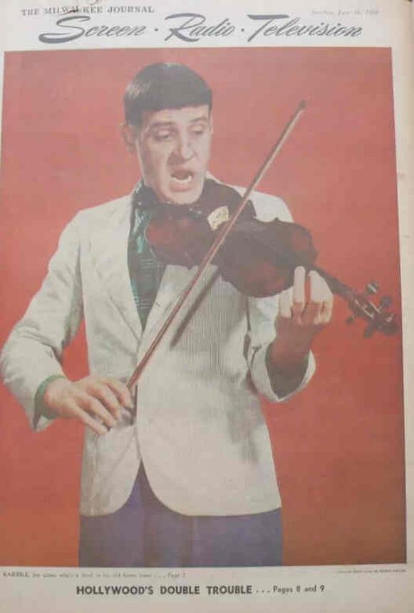 SCREEN AND RADIO WEEKLY magazine side cover 18 June 1950