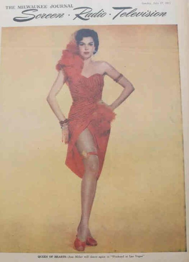 SCREEN AND RADIO WEEKLY magazine side cover 17 July 1955