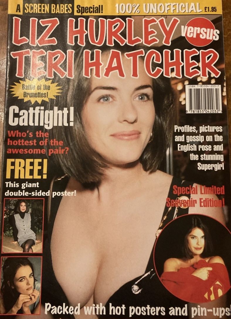 SCREEN BABES magazine side cover   1995
