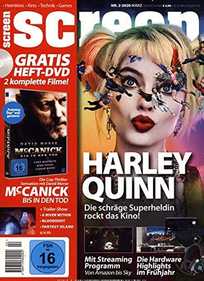 SCREEN BLURAY DVD magazine side cover  March 2020