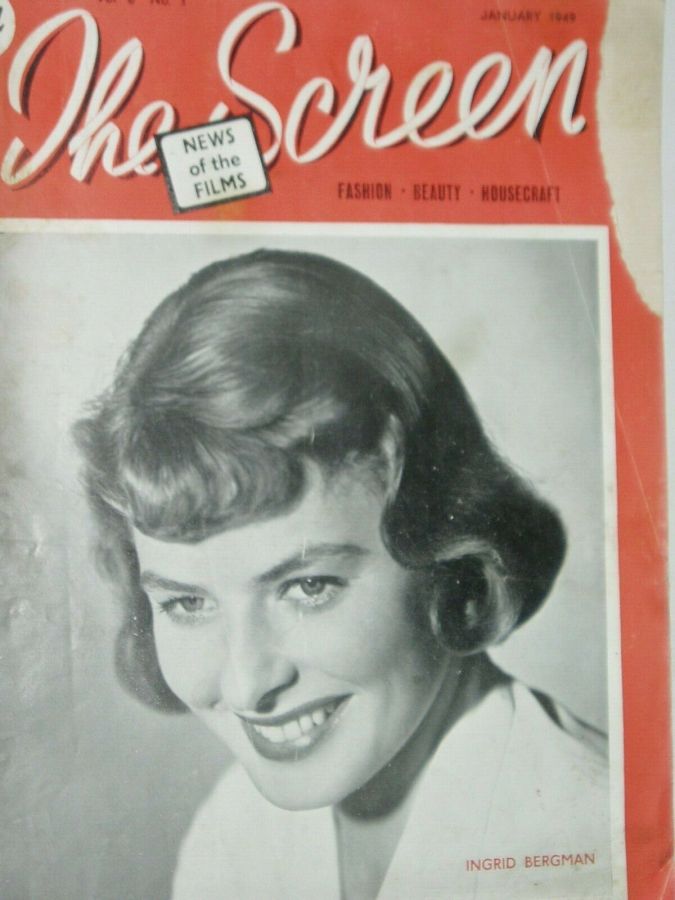 SCREEN | THE magazine side cover  January 1949