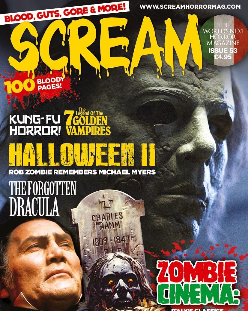 SCREAM magazine side cover Issue 53  March/April 2019