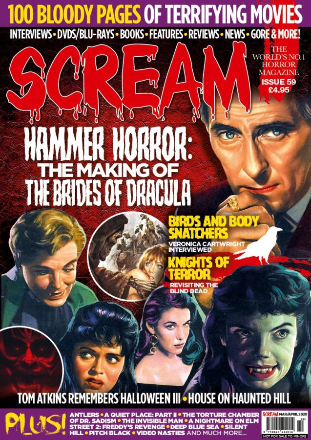 SCREAM magazine side cover Issue 59  February 2020