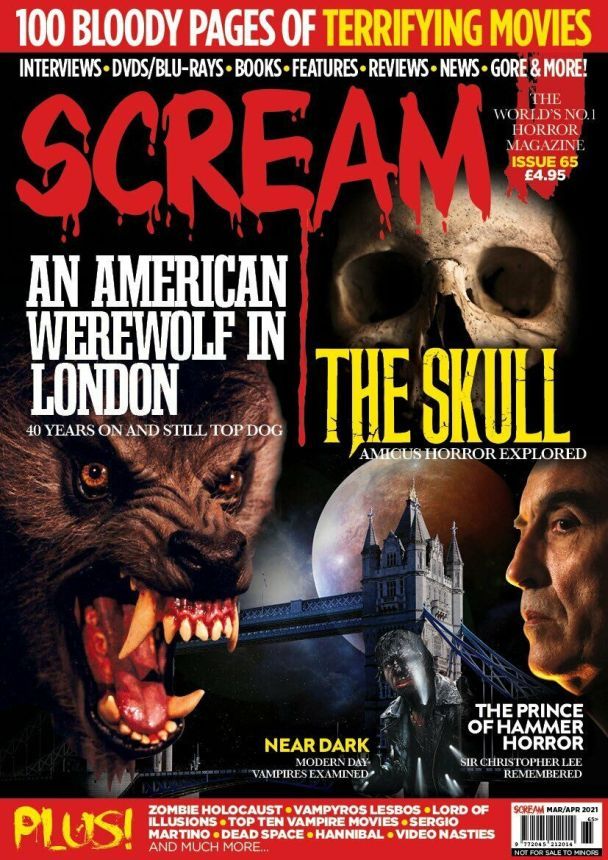 SCREAM magazine side cover Issue 65  March/April 2021
