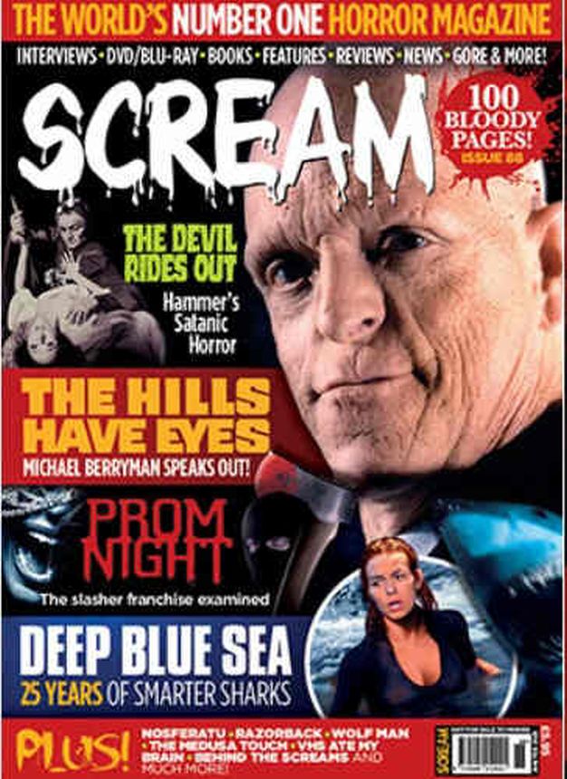 SCREAM magazine side cover Issue 88  January/February 2025