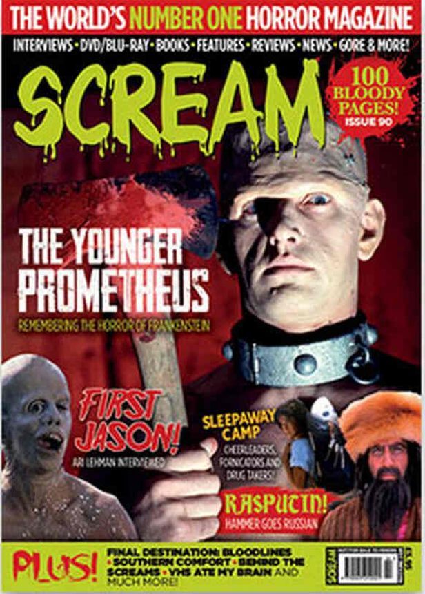 SCREAM magazine side cover Issue 90  May/June 2025