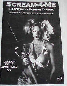 SCREAM-4-ME magazine side cover Issue 1 April/May 2005