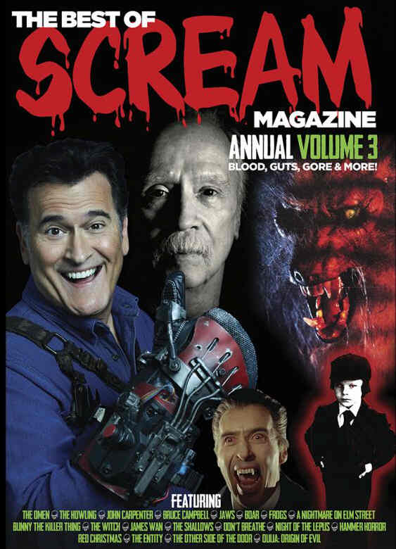 SCREAM magazine side cover Issue 3  Annual    
