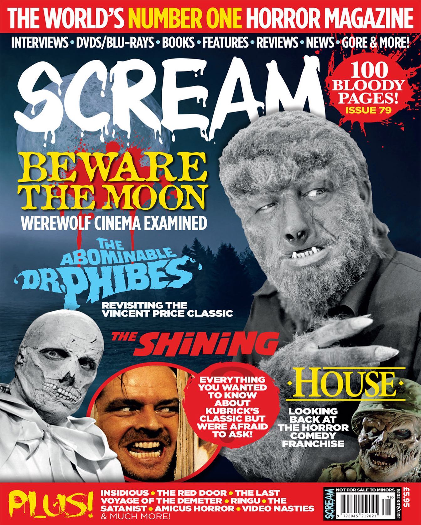 SCREAM magazine side cover Issue 79   2023