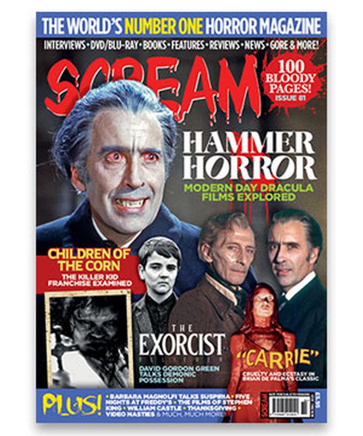 SCREAM magazine side cover Issue 81   2023