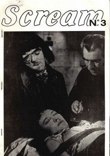 SCREAM (Fr-serie 1) magazine side cover Issue 3 September 1981
