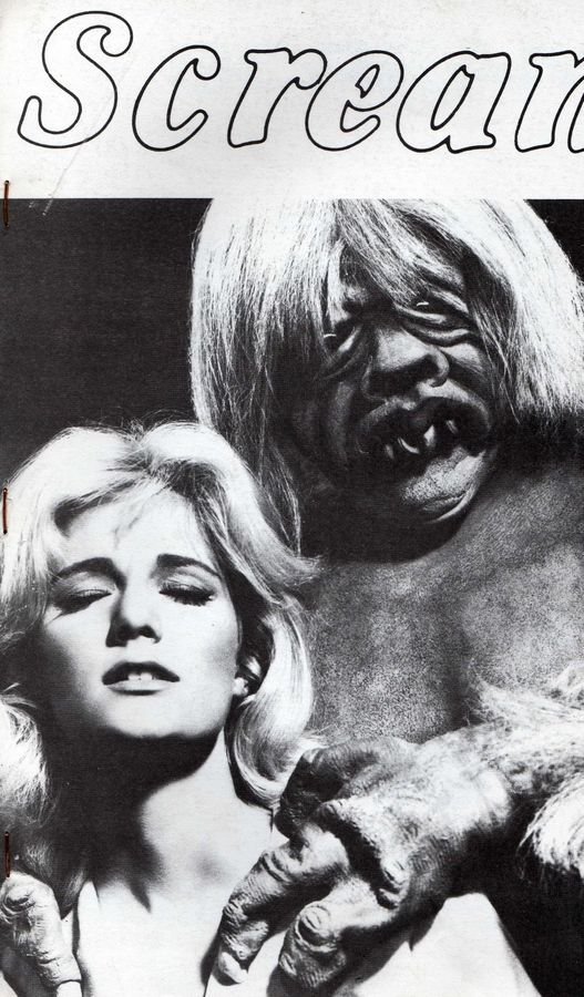SCREAM (Fr-serie 1) magazine side cover Issue 4 January 1982