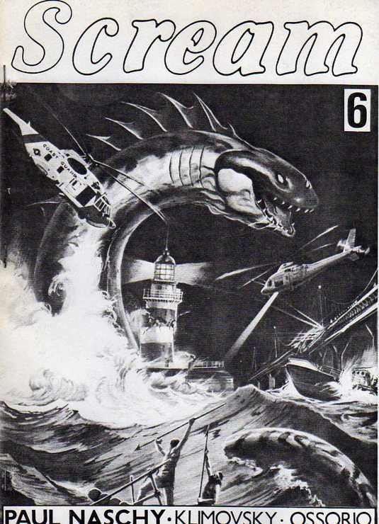 SCREAM (Fr-serie 2) magazine side cover Issue 6  1991
