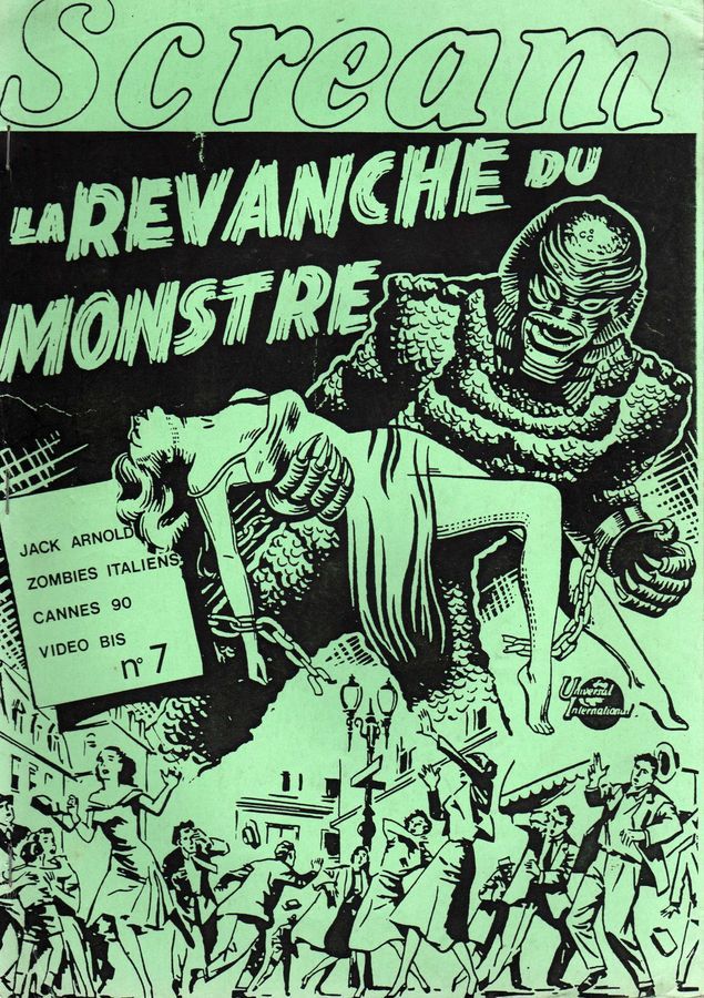 SCREAM (Fr-serie 2) magazine side cover Issue 7  1992