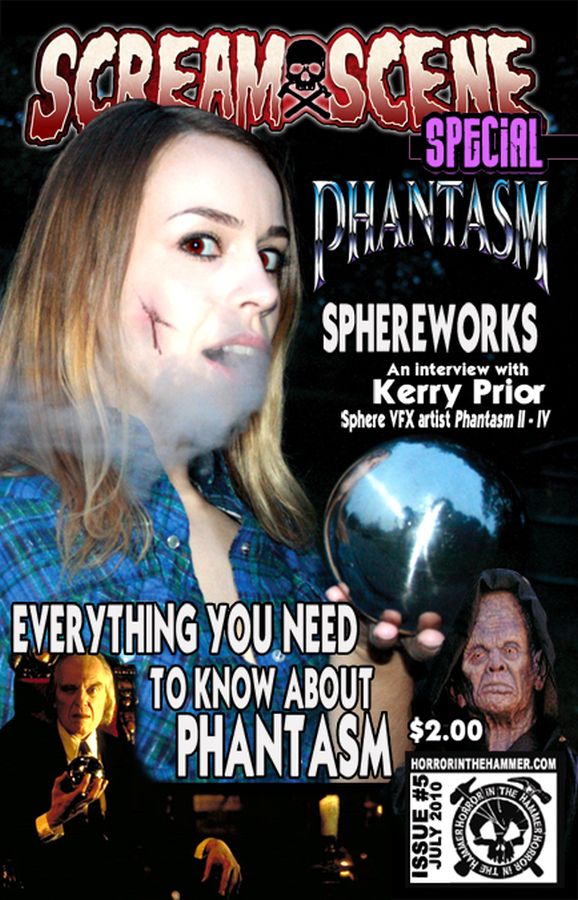 SCREAM SCENE magazine side cover Issue 5 June-July 2010