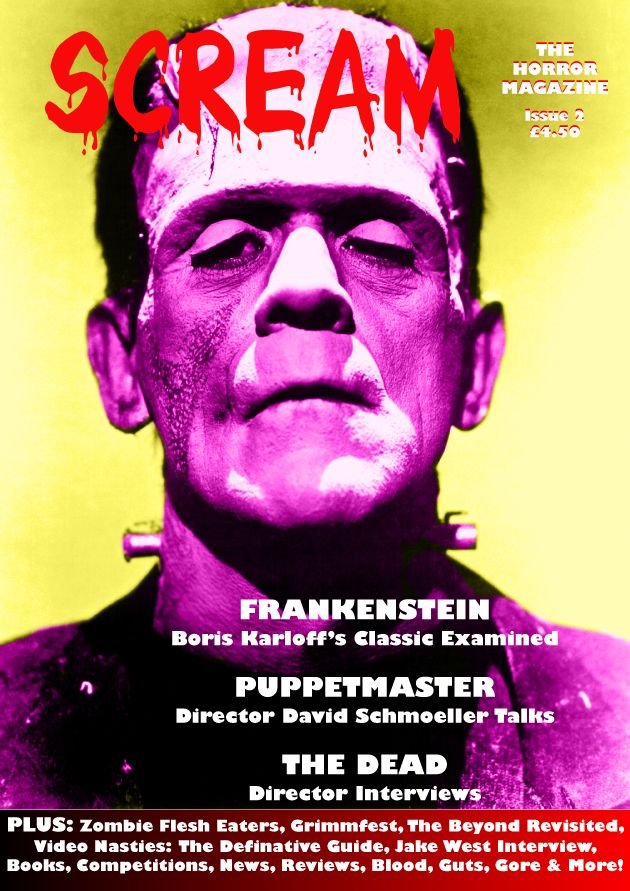 SCREAM magazine side cover Issue 2 December 2010