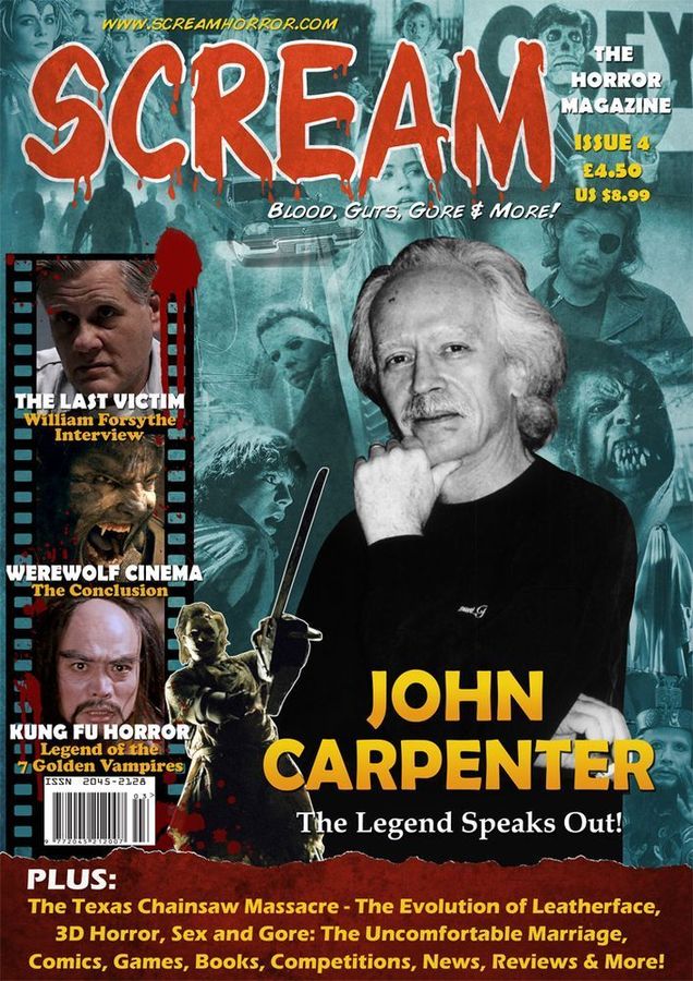 SCREAM magazine side cover Issue 4 April/May 2011