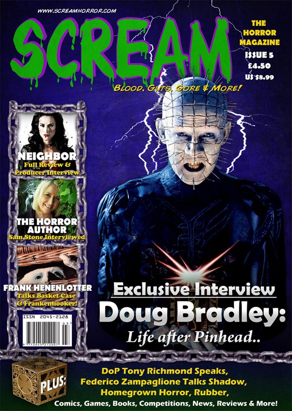 SCREAM magazine side cover Issue 5 June/July 2011