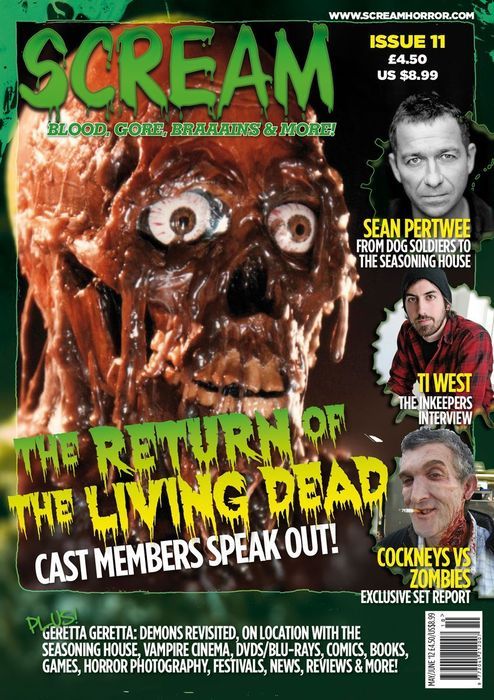 SCREAM magazine side cover Issue 11 June/July 2012