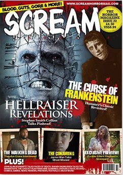 SCREAM magazine side cover Issue 22 November/December 2013
