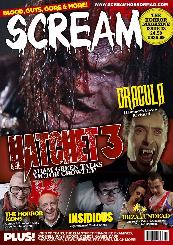 SCREAM magazine side cover Issue 23 March/April 2014