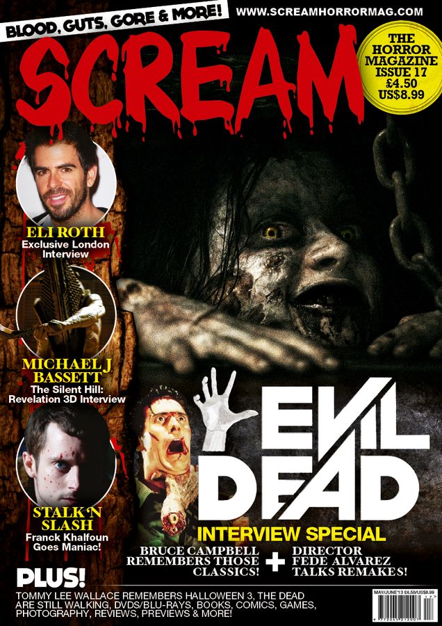 SCREAM magazine side cover Issue 17 March/April 2013