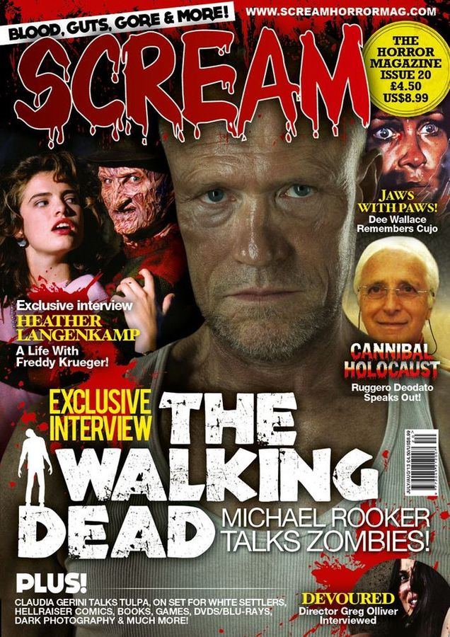 SCREAM magazine side cover Issue 20 July/August 2013
