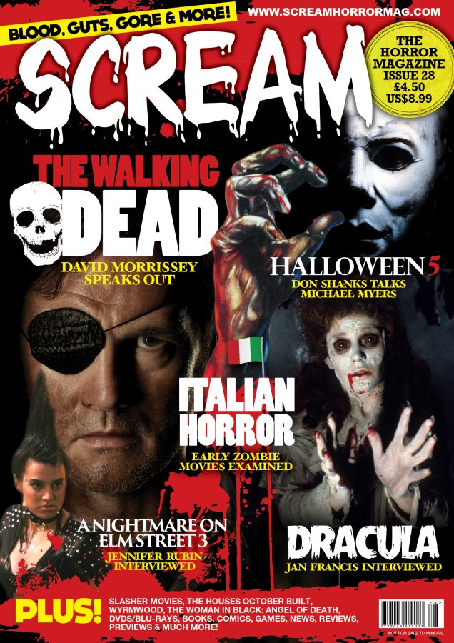 SCREAM magazine side cover Issue 28 January/February 2015