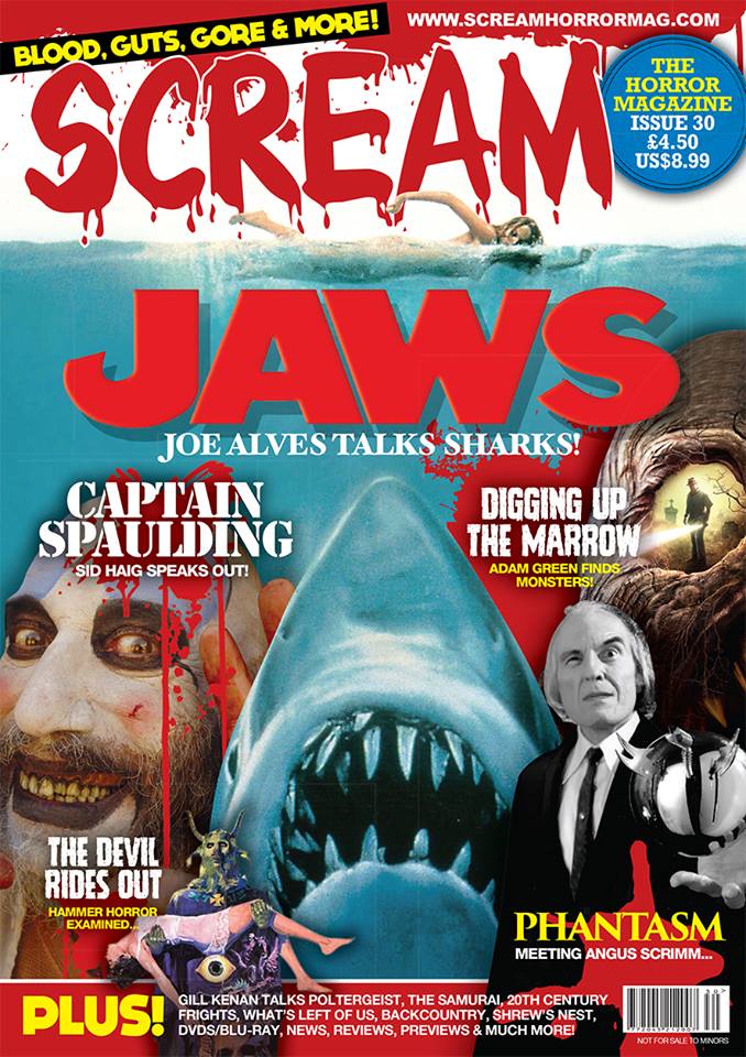 SCREAM magazine side cover Issue 30 May/June 2015