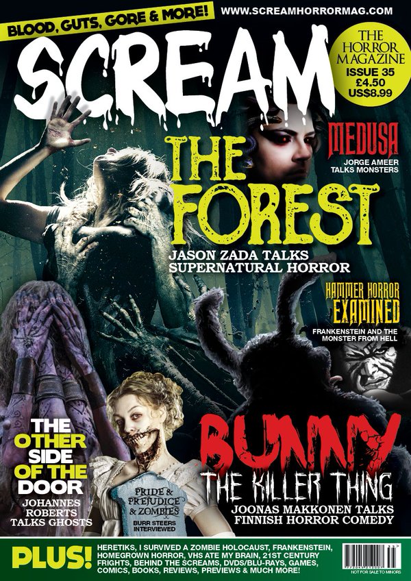 SCREAM magazine side cover Issue 35 March/April 2016