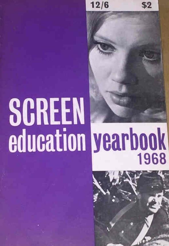 SCREEN EDUCATION (Au) magazine side cover  Yearbook   1968