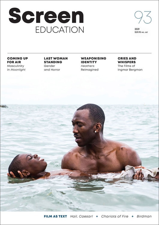 SCREEN EDUCATION (Au) magazine side cover Issue 93 Spring 2019