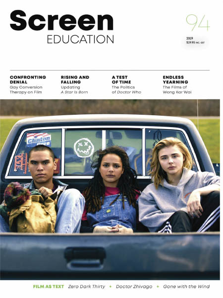 SCREEN EDUCATION (Au) magazine side cover Issue 94 Summer 2019