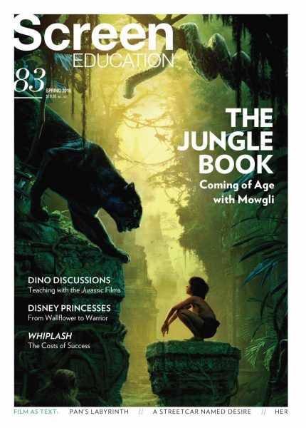 SCREEN EDUCATION (Au) magazine side cover Issue 83 Spring 2016