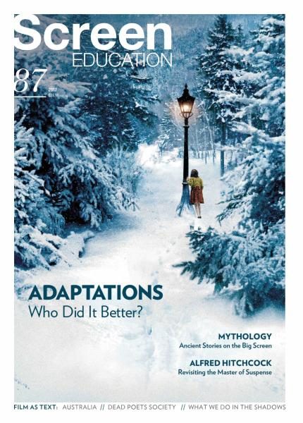 SCREEN EDUCATION (Au) magazine side cover Issue 87 Autumn 2017