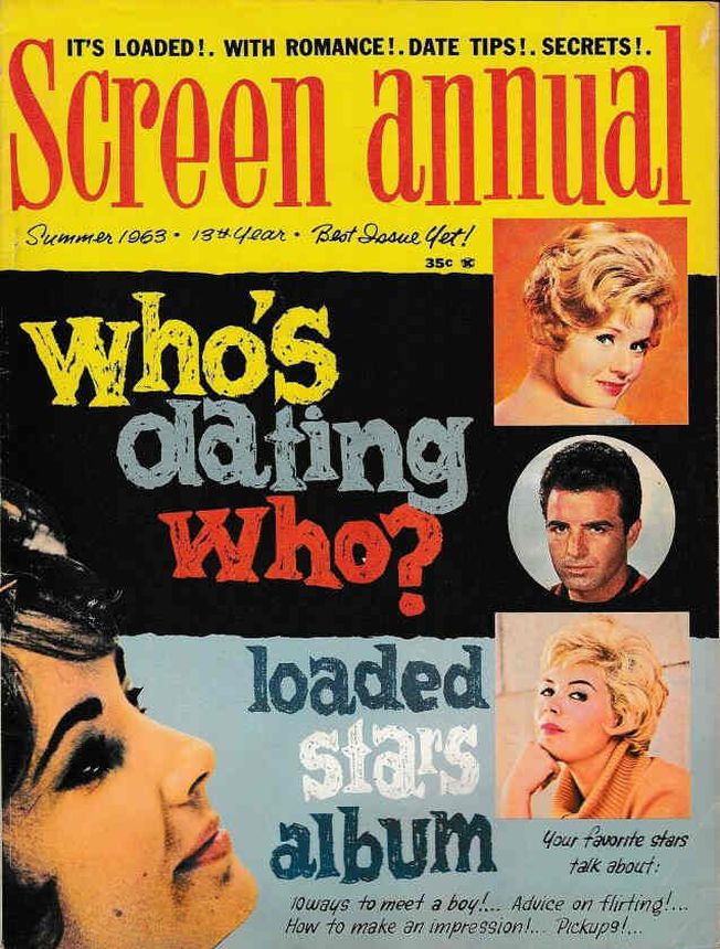SCREEN ANNUAL (1950 SKYE) magazine side cover Issue 13 Summer 1963