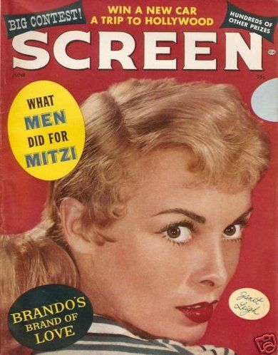SCREEN (50s-60s) magazine side cover June 1956