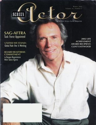 SCREEN ACTOR magazine side cover Winter 2002